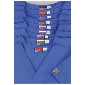 71229 12 pack Unisex Scrub Top with Color Coded Tab